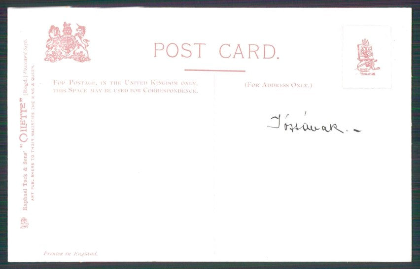 Artist Signed Hamish J. A. Duncan Comic Tuck serie 6456 postcard TC5176 – retro