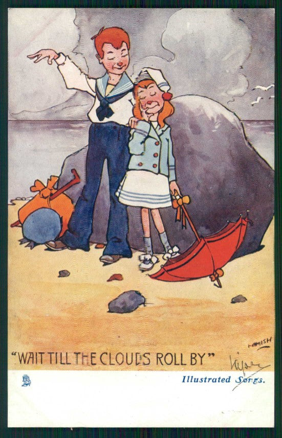 Artist Signed Hamish J. A. Duncan Children Comic Tuck serie 6456 postcard TC5179 – fronte