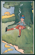 Artist Signed Hamish Duncan Scottish Boy Comic Tuck serie 1437 postcard TC5185 – fronte