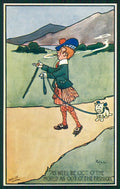 Artist Signed Hamish Duncan Scottish Boy Comic Tuck serie 1437 postcard TC5187 – fronte