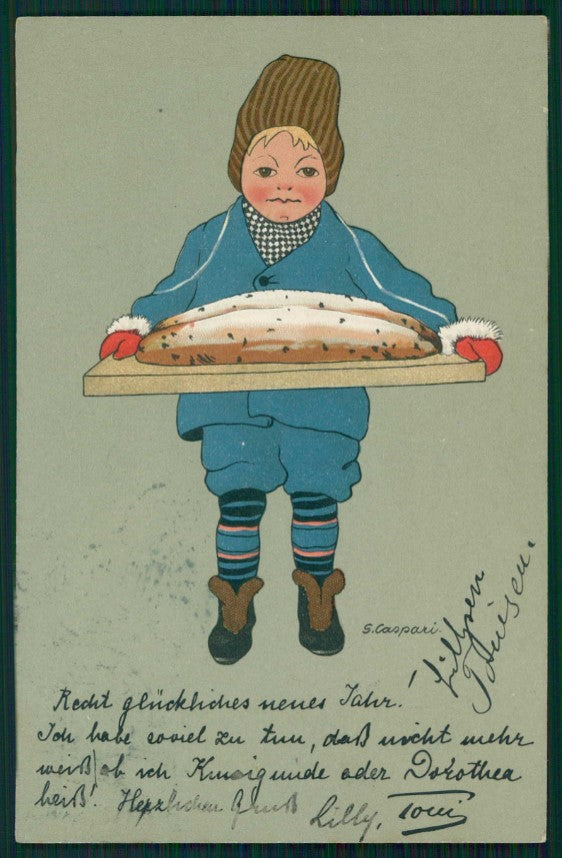 Artist Signed S. Caspari Children postcard TC5198 – fronte