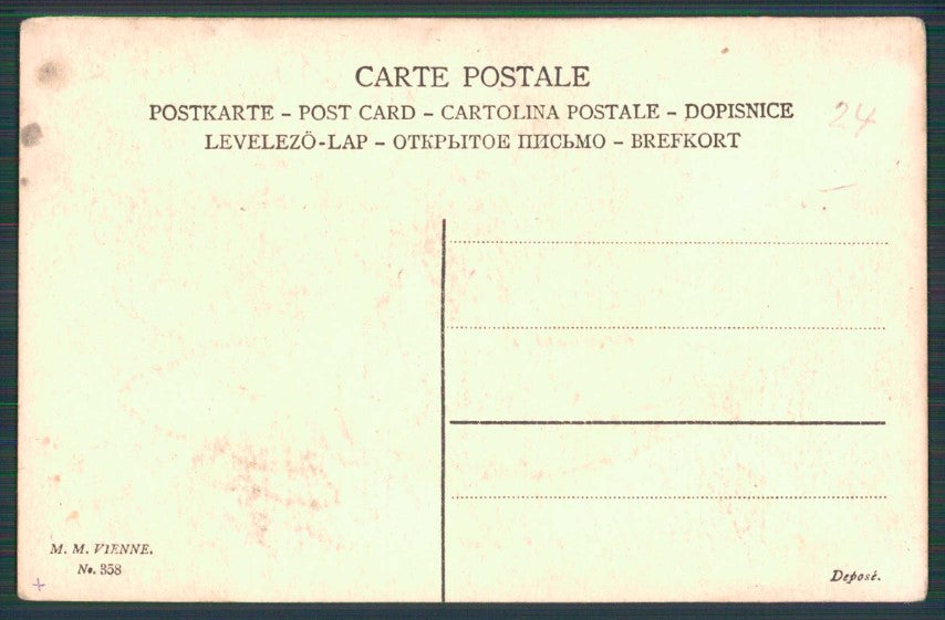 Artist Signed Children M M Vienne serie 358 postcard TC5200 – retro