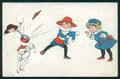 Artist Signed Norfini Children serie 3024-5 postcard TC5205 – fronte