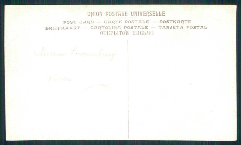 Artist Signed Risque Nude Lady TRIMMED postcard TC5265 – retro
