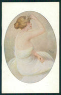 Artist Signed Vecchi Risque Lady serie 176 postcard TC5268 – fronte
