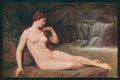 Artist Signed M. Vasselon Risque Nude Lady serie 1455 Salon de Paris pc TC5329 – fronte