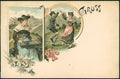 Artist Signed Gruss aus Costumi Montagna Tirol Kostüme ak TC5351 – fronte