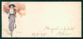 Artist Signed Terzi Glamour Lady Dog mini CORNER CREASED postcard TC5765 – fronte