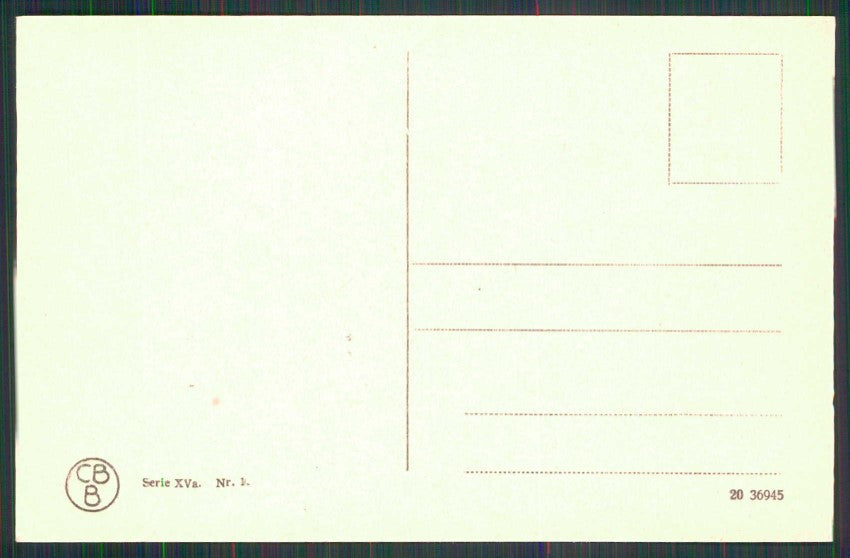 Artist Signed W Z Girl Rocking Horse serie XV -1 postcard TC5825 – retro