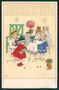 Artist Signed LD Lia Doring Children Meissner Buch serie 2301 postcard TC5845 – fronte