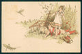 Artist Signed Fialkowska Children Meissner Buch serie 1002 postcard TC5851 – fronte