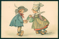 Artist Signed K. Fricero Dutch Children Dondorf serie 399 postcard TC5856 – fronte