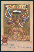 Siena città Palio Allegoria delle 17 Contrade Antonio Bianchi cartolina TC6098 – fronte