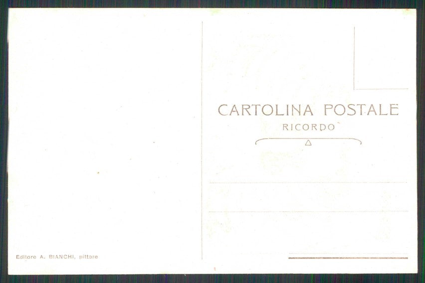 Siena città Palio Allegoria delle 17 Contrade Antonio Bianchi cartolina TC6098 – retro