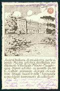 Milano Commemorativa Villa Reale Società Previdenza Operaie cartolina TC6104 – fronte
