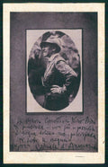 Gabriele D'Annunzio Canottieri Nino Bixio Regate di Salò 1923 cartolina TC6124 – fronte