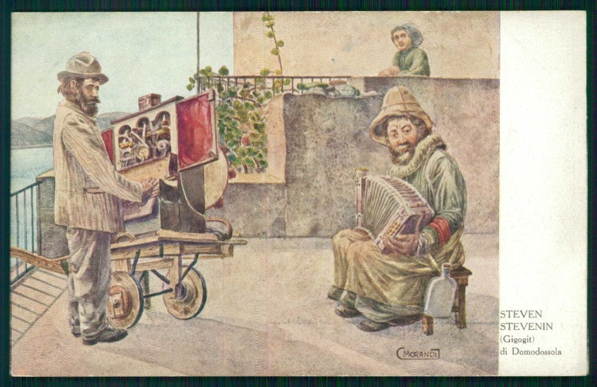 Verbania Domodossola Morandi Steven Stevenin Gigogit cartolina TC6125 – fronte