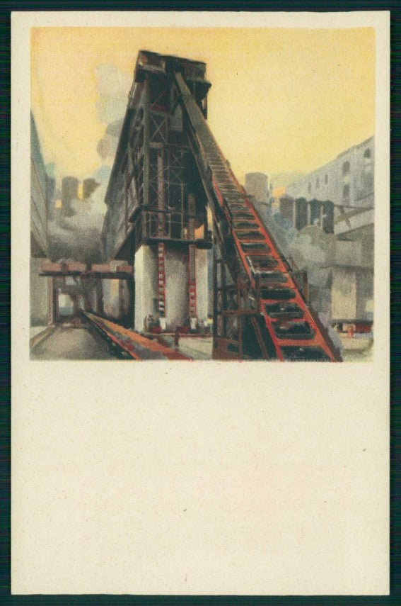 Milano Pubblicitaria Cinghie Pirelli Nizzoli cartolina TC6159 – fronte