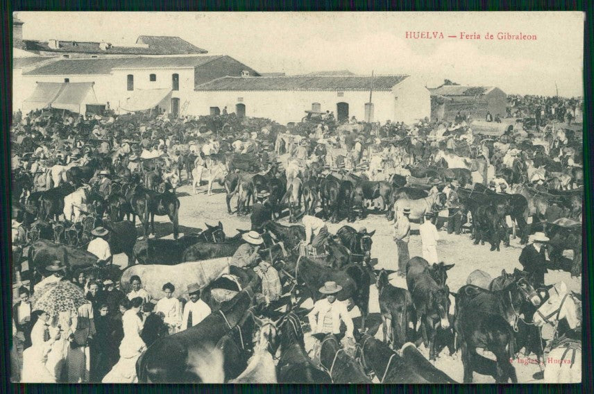 Espana Andalucia Huelva Feria de Gibraleon cartolina TC6200 – fronte