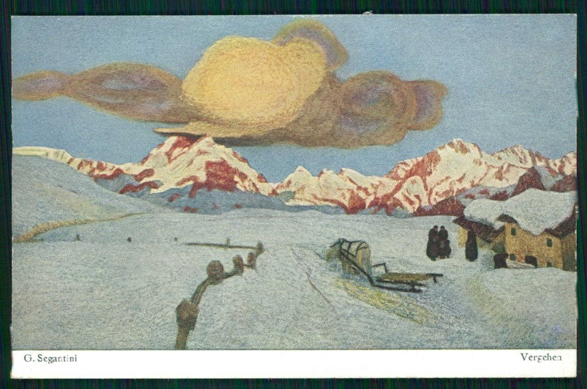 Artist Signed G. Segantini Vergehen ABRASA cartolina TC6205 – fronte