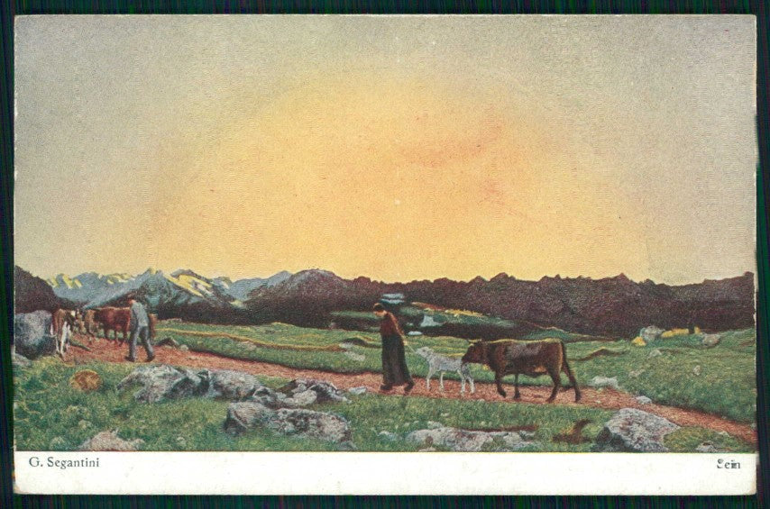 Artist Signed G. Segantini Sein cartolina TC6206 – fronte