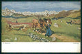 Artist Signed G. Segantini Primavera Fruhling cartolina TC6207 – fronte