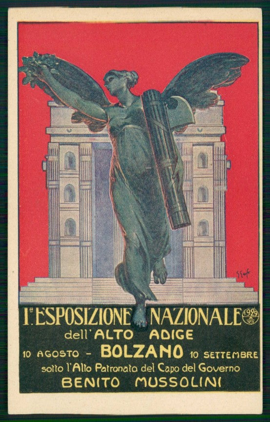 Bolzano città I Esposizione Nazionale Alto Adige Fascismo cartolina TC6245 – fronte