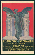 Bolzano città I Esposizione Nazionale Alto Adige Fascismo cartolina TC6245 – fronte