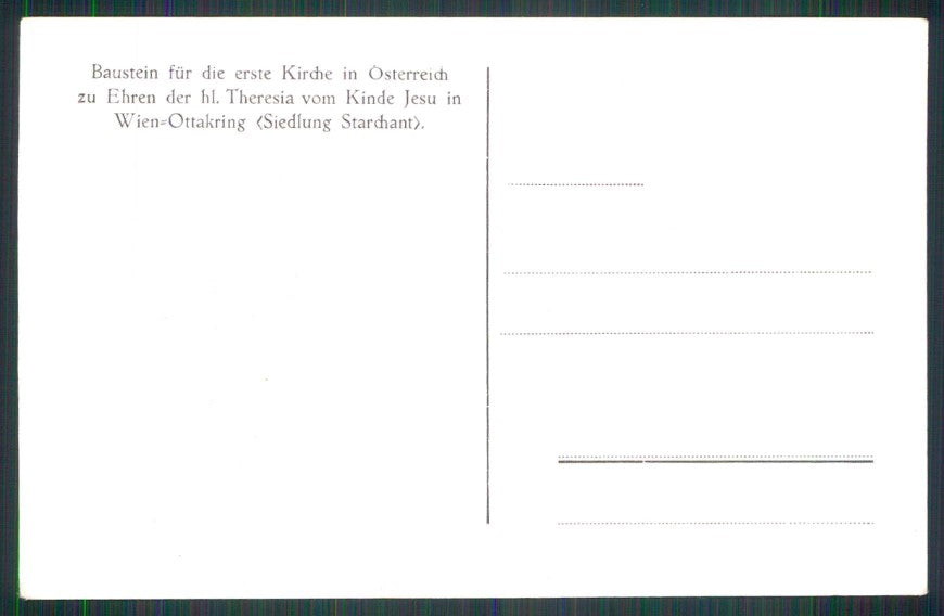 Religione Theresia Vom Kinde Jesu Santa Teresa di Lisieux cartolina TC6270 – retro
