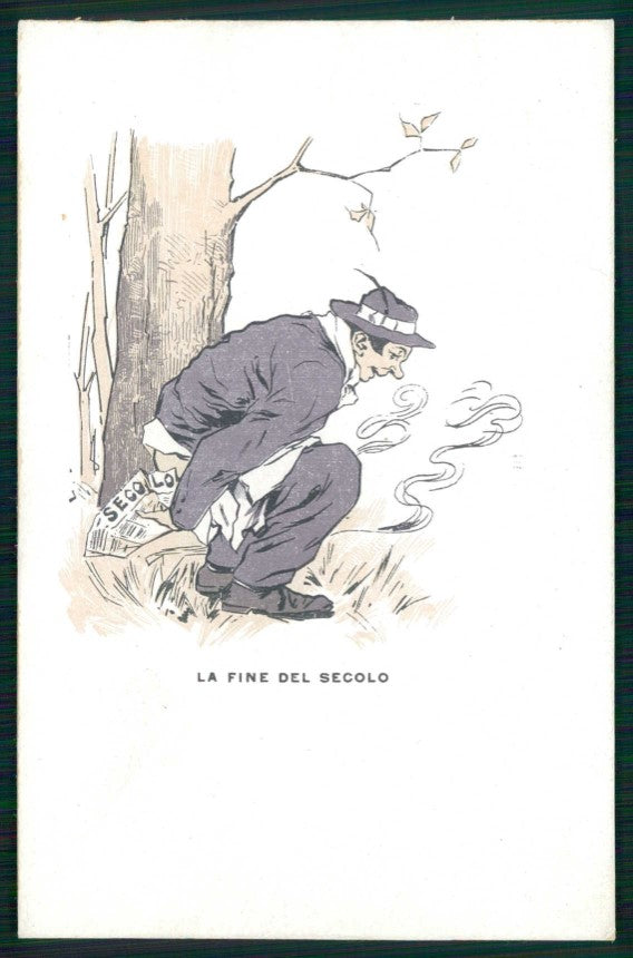 Umoristica La Fine del Secolo Comic Editoria pc cartolina TC6394 – fronte