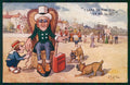 Artist Signed D. F. & Co York Umoristica Comic serie 1191 cartolina TC6398 – fronte