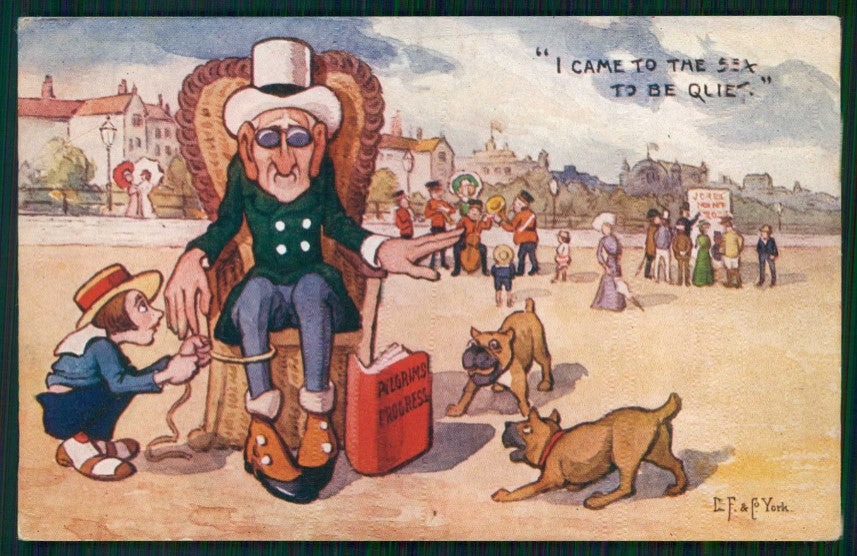 Artist Signed D. F. & Co York Umoristica Comic serie 1191 cartolina TC6398 – fronte