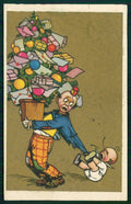 Artist Signed Castelli Fortunello Christmas Natale Degami 3024 cartolina TC6475 – fronte