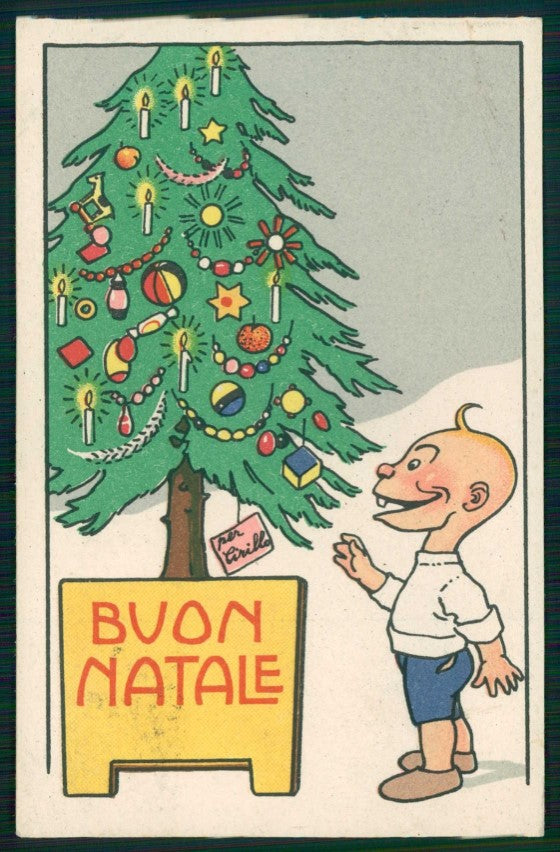 Artist Signed Cirillo Christmas Natale serie 2396 cartolina TC6478 – fronte