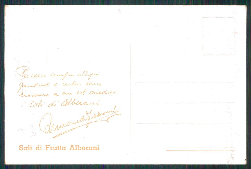 Artist Signed Nanni Art Deco Armando Falconi Attore Teatro cartolina TC6487 – retro