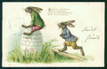 Easter Dressed Rabbit Egg Buona Pasqua serie 3514 cartolina TC6510 – fronte