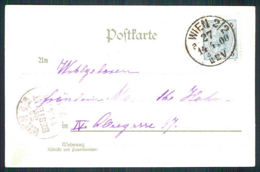 Artist Signed OB Easter Dressed Rabbit Buona Pasqua serie 85-4 cartolina TC6520 – retro