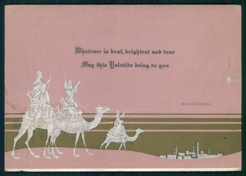 Natale Christmas Re Magi Kings Magi cartoncino formato cartolina TC6592 – fronte