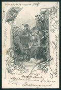 Artist Signed Fec Ch Scolik Wien Hunt Jagd Caccia 833 cartolina TC6690 – fronte