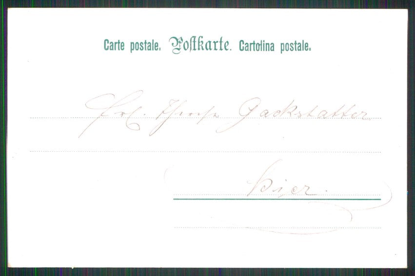 Artist Signed E. Docker Hunt Jagd Caccia serie XIV cartolina TC6696 – retro