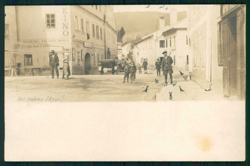 Hunt Jagd Caccia Kino RPPC foto cartolina TC6698 – fronte