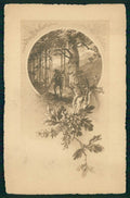 Artist Signed Hunt Jagd Caccia cartolina TC6700 – fronte