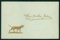Dog Hunt Jagd Caccia Relief B K W I 868-4 cartolina TC6703 – fronte
