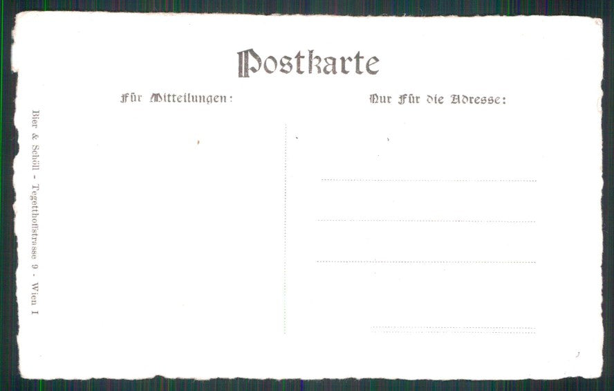 Animali Nörgelei Tetraonide Hand Painted Dipinta a Mano cartolina TC6705 – retro