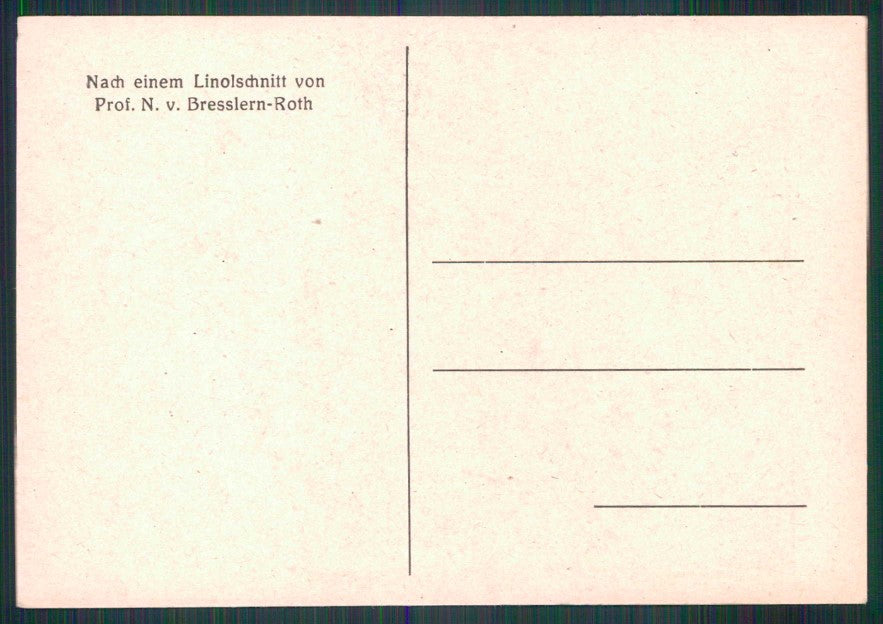Artist Signed Bresslern Roth Fox Animali FG cartolina TC6718 – retro