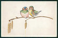 Animali Bird W L B serie 03396 cartolina TC6725 – fronte