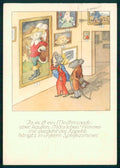 Artist Signed Bohatta Morpurgo Humanized Cat Mouse FG CREASED cartolina TC6814 – fronte