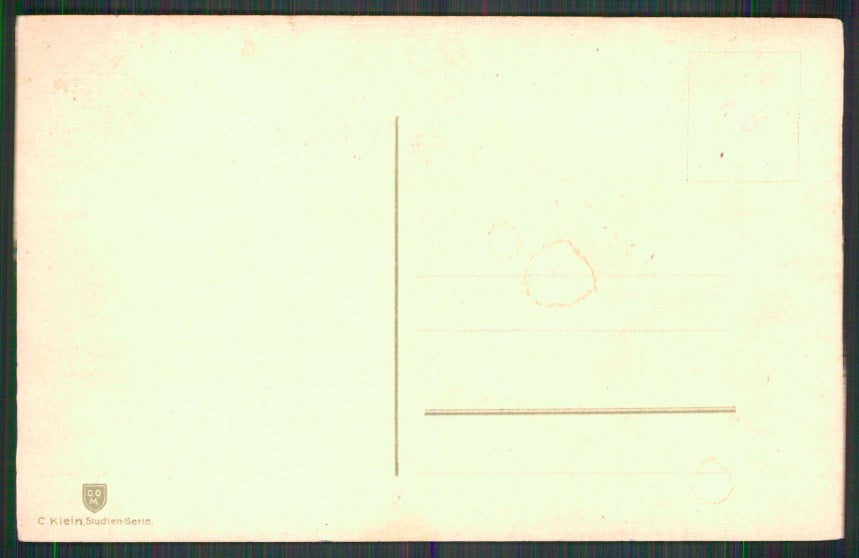 Artist Signed C. Klein Fruit Pear Pera Studien serie cartolina TC6922 – retro