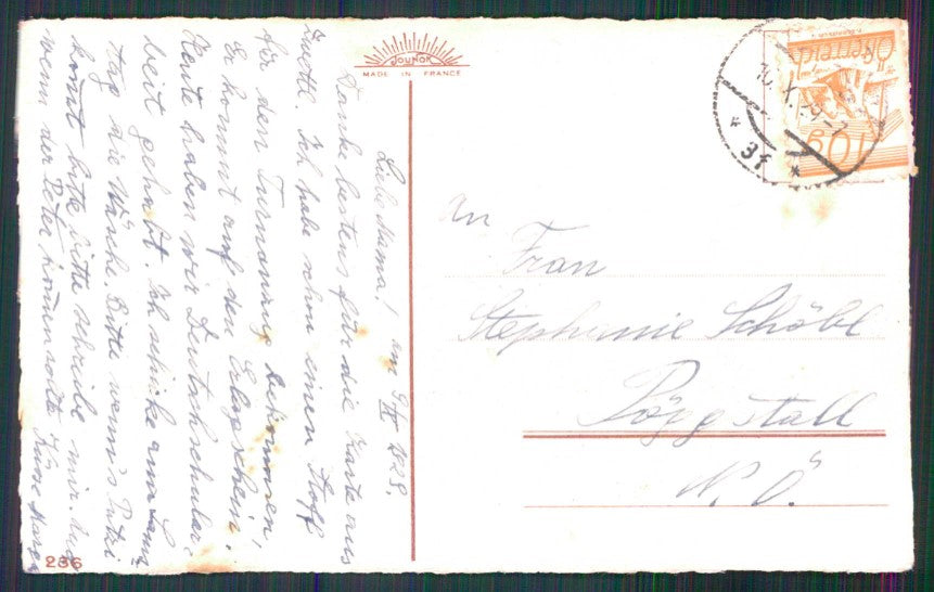 Artist Signed Catherine Klein Fruit serie 236 cartolina TC6930 – retro