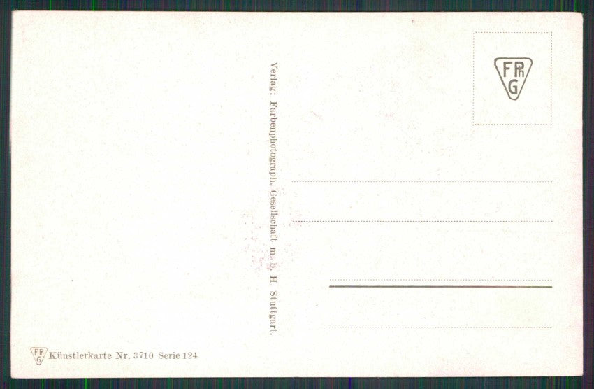 Artist Signed C. Klein Violet Flowers serie 124-3710 cartolina TC6939 – retro